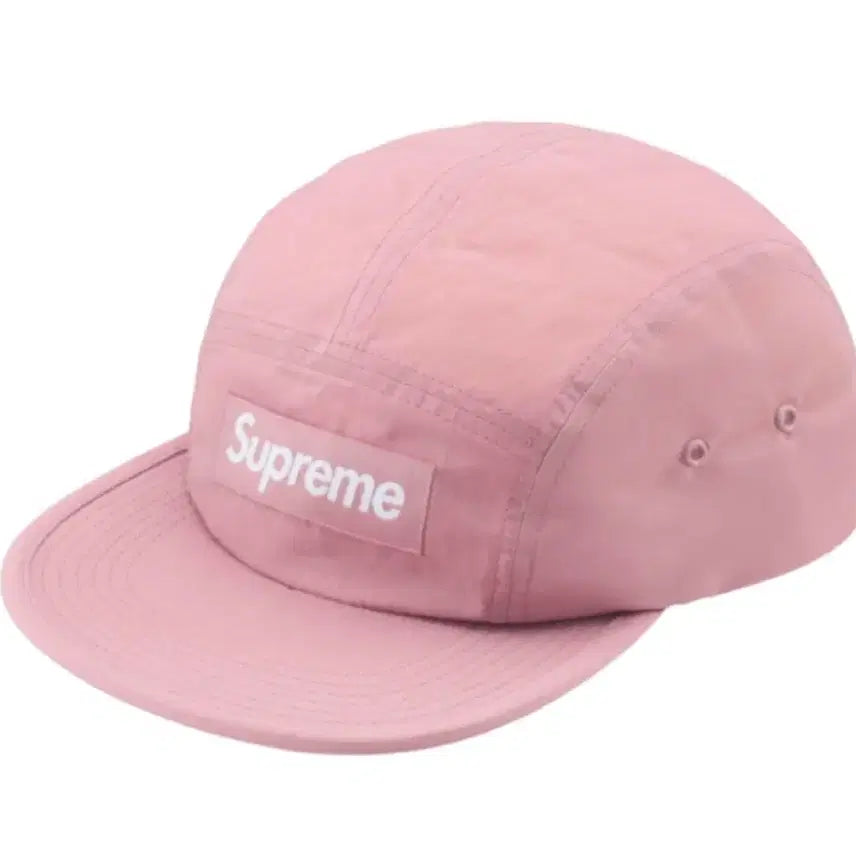 [BUNJANG] Supreme Waxed Ripstop Camp Cap Light Pink / 슈프림 왁스드 립스탑 캠프캡 라이트 핑크