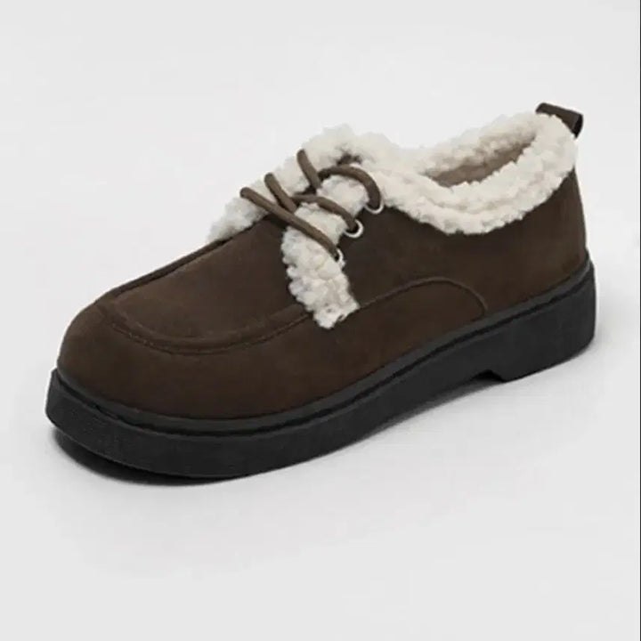 [BUNJANG] Suede Oxford Loafers Brown 235 / 스웨이드 옥스퍼드 단화 로퍼 브라운 235