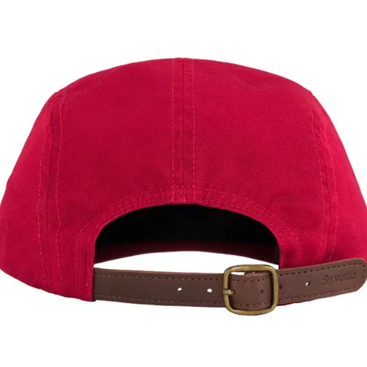 [BUNJANG] Supreme Washed Chino Twill Camp Cap Red / 슈프림 워시드 치노 트윌 캠프캡 레드