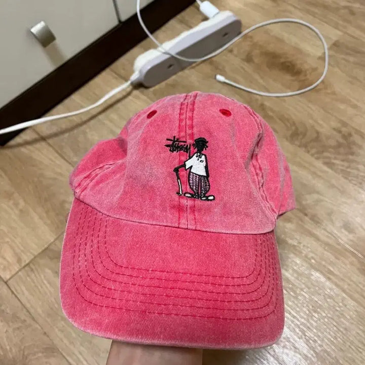 [BUNJANG] Stussy 90s Golf Man Ball Cap Pink / 90s 스투시 골프맨 볼캡 핑크 판매