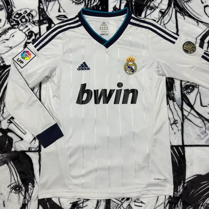 [BUNJANG] Real Madrid 12-13 Home Long Sleeve Marcelo Jersey / 12-13 레알마드리드 No.12 마르셀루 홈 긴팔 유니폼 져지