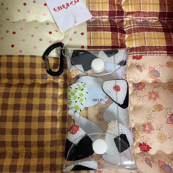 [BUNJANG] Bread Thief Onigiri Carabiner Keychain / (새상품)빵도둑 카라비너 오니기리