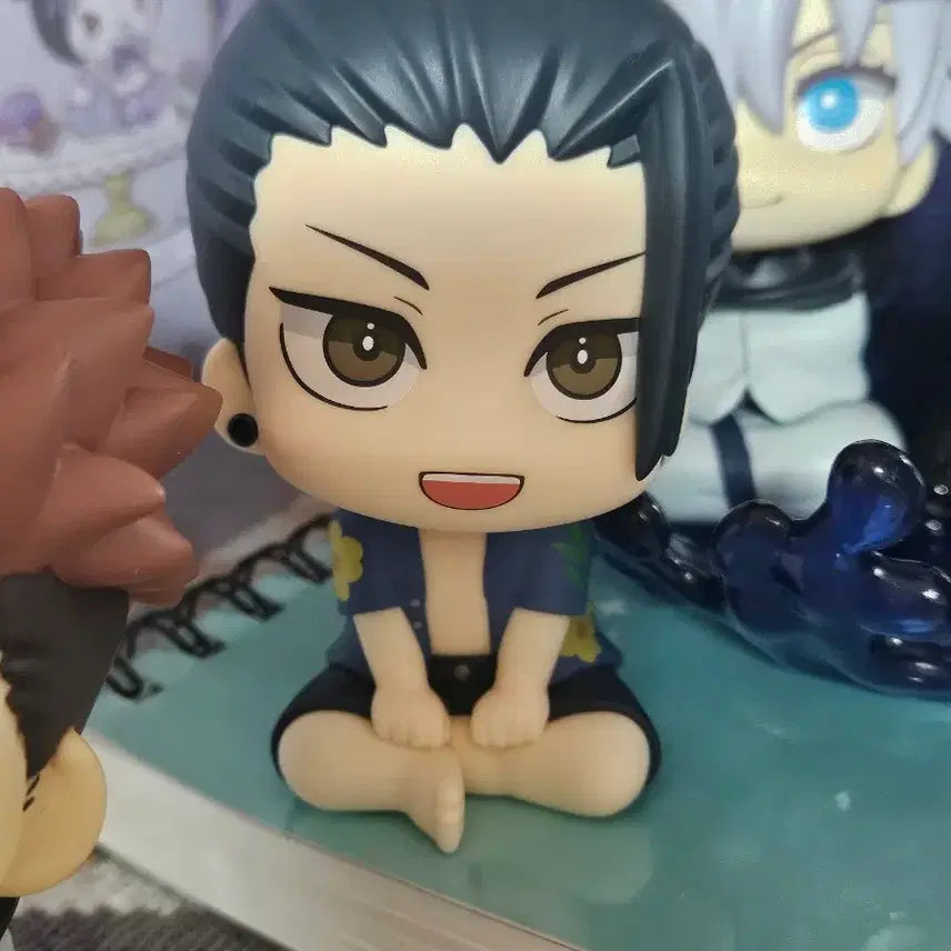 [BUNJANG] Gojo, Geto Look-Up Chibi Figures Bundle Set Jujutsu Kaisen Okinawa / (상자O) 일괄 고죠 게토 룩업 주술회전 오키나와