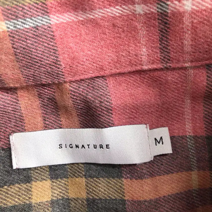 [BUNJANG] SIGNATURE Check Shirt / SIGNATURE 체크 셔츠