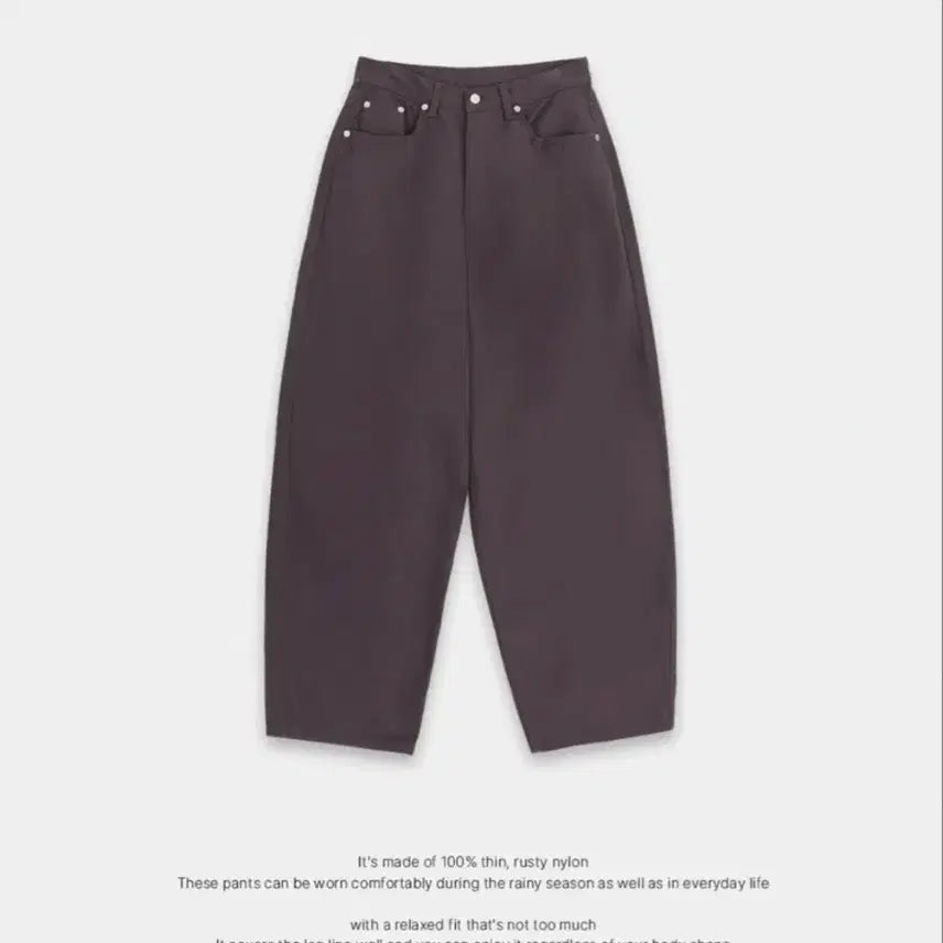 [BUNJANG] Berdoe Wide Cotton Balloon Pants Purple S / 베르도 와이드 코튼 벌룬 팬츠 공용 퍼플 S