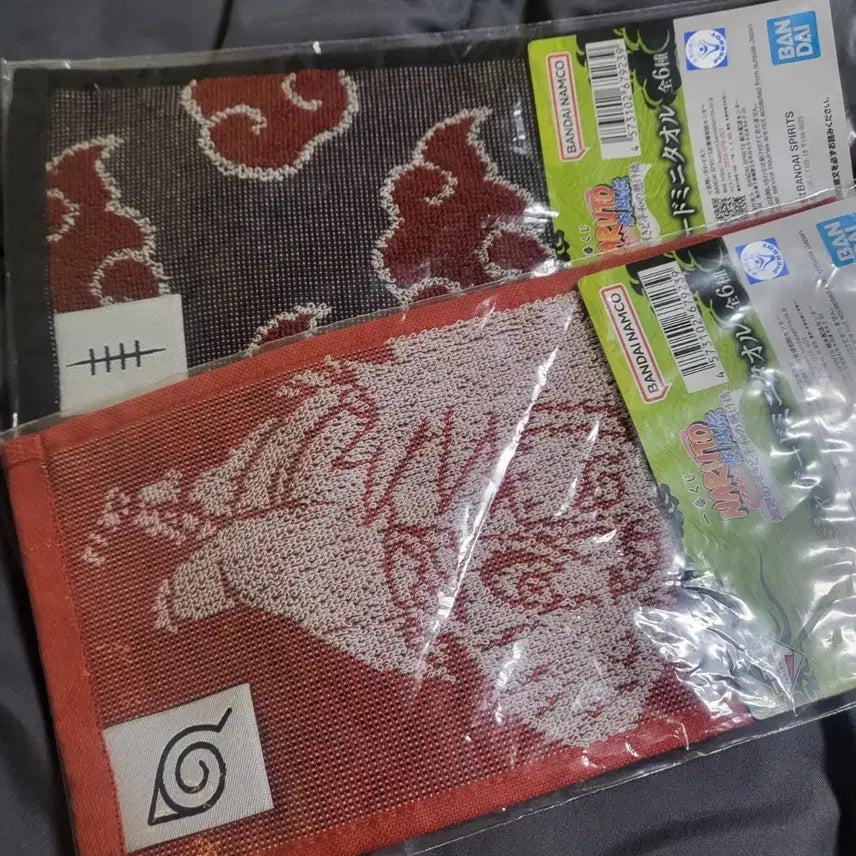 [BUNJANG] Naruto Mini Towel Bundle Set (Akatsuki &amp; Naruto Designs) / 나루토 미니 타월