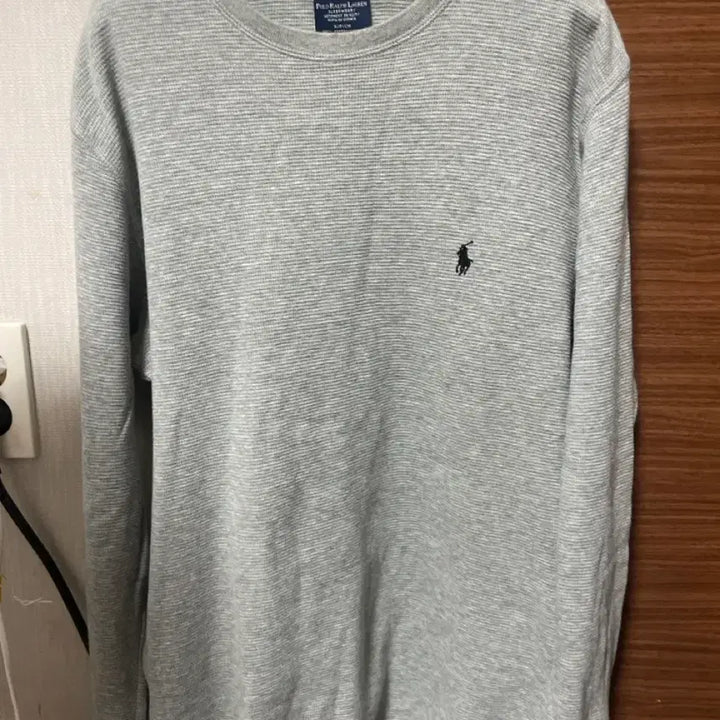 [BUNJANG] Polo Ralph Lauren Grey Waffle Long Sleeve T-Shirt Size S / 폴로 랄프로렌 회색 와플 긴팔티 S