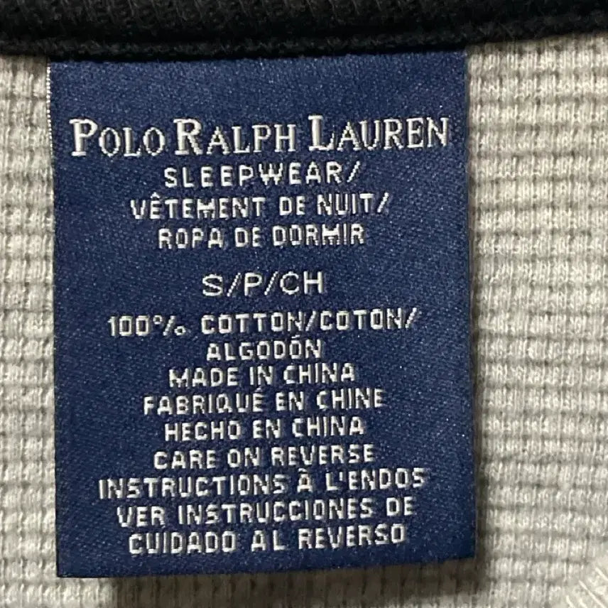 [BUNJANG] Polo Ralph Lauren Grey Waffle Long Sleeve T-Shirt Size S / 폴로 랄프로렌 회색 와플 긴팔티 S