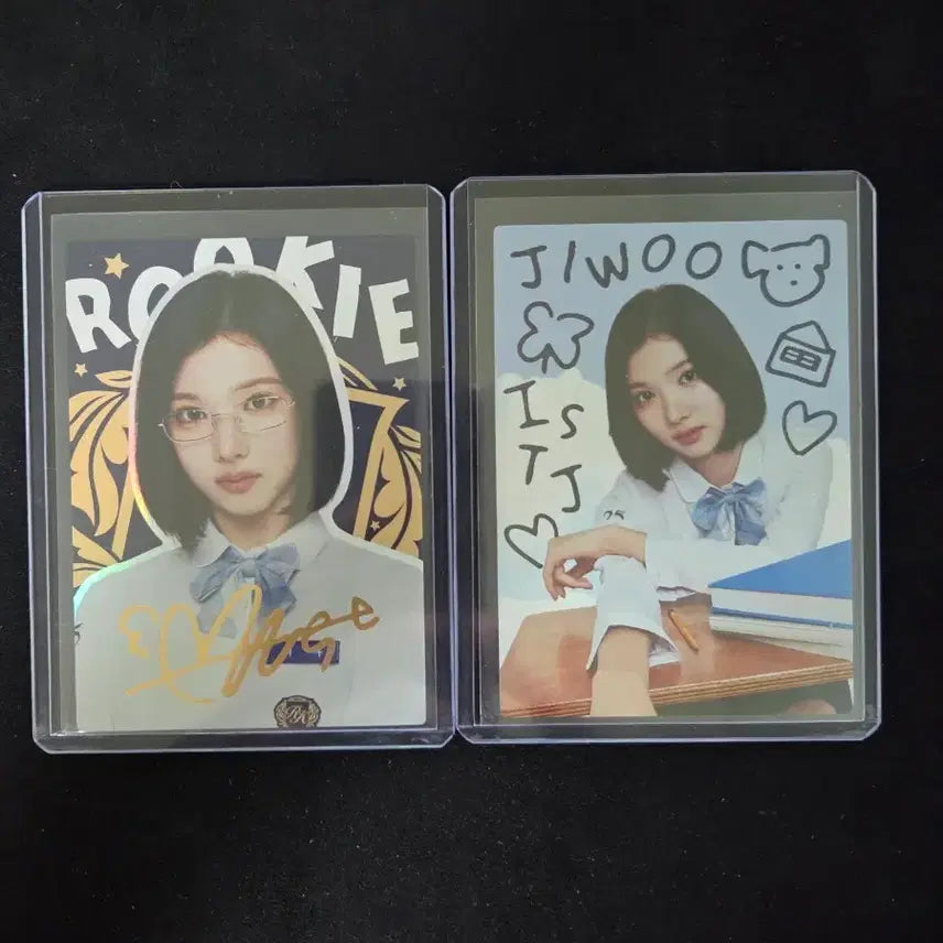 [BUNJANG] Terreka Jiwoo Signature + Sketch Card Set / 테레카 지우 시그니처+스케치 카드 세트