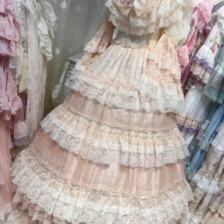 [BUNJANG] Lolita Lace Detail Dress / 로리타 드레스 판매