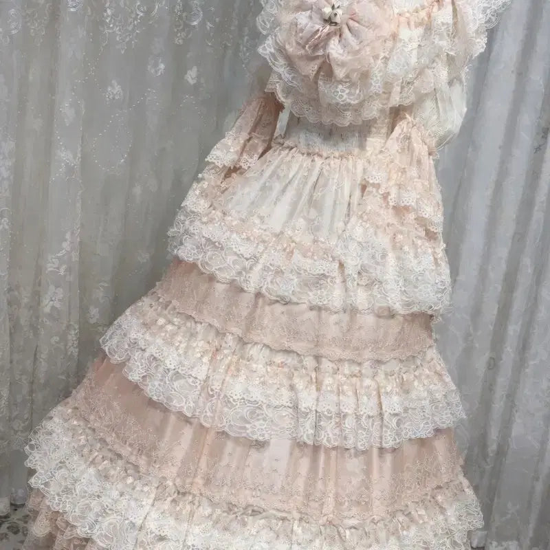 [BUNJANG] Lolita Lace Detail Dress / 로리타 드레스 판매