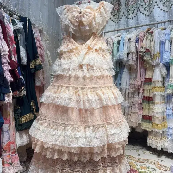 [BUNJANG] Lolita Lace Detail Dress / 로리타 드레스 판매