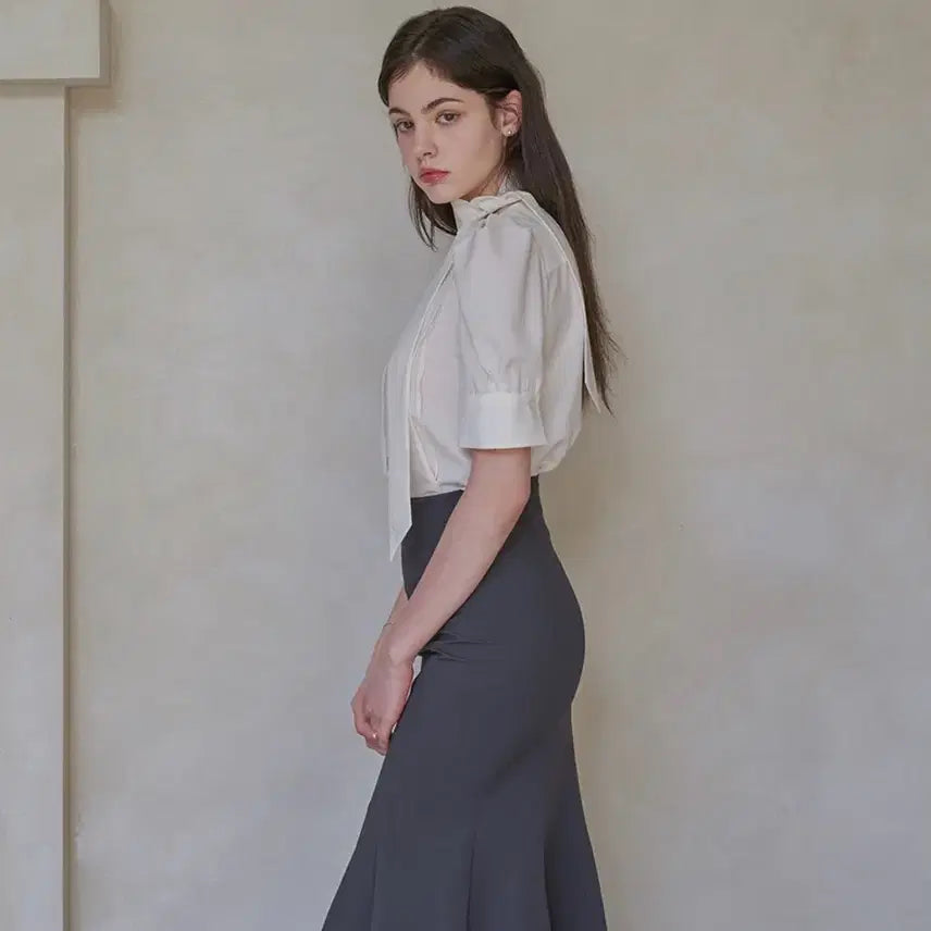 [BUNJANG] FLOUM Scarf Blouse / 플로움 스카프 블라우스