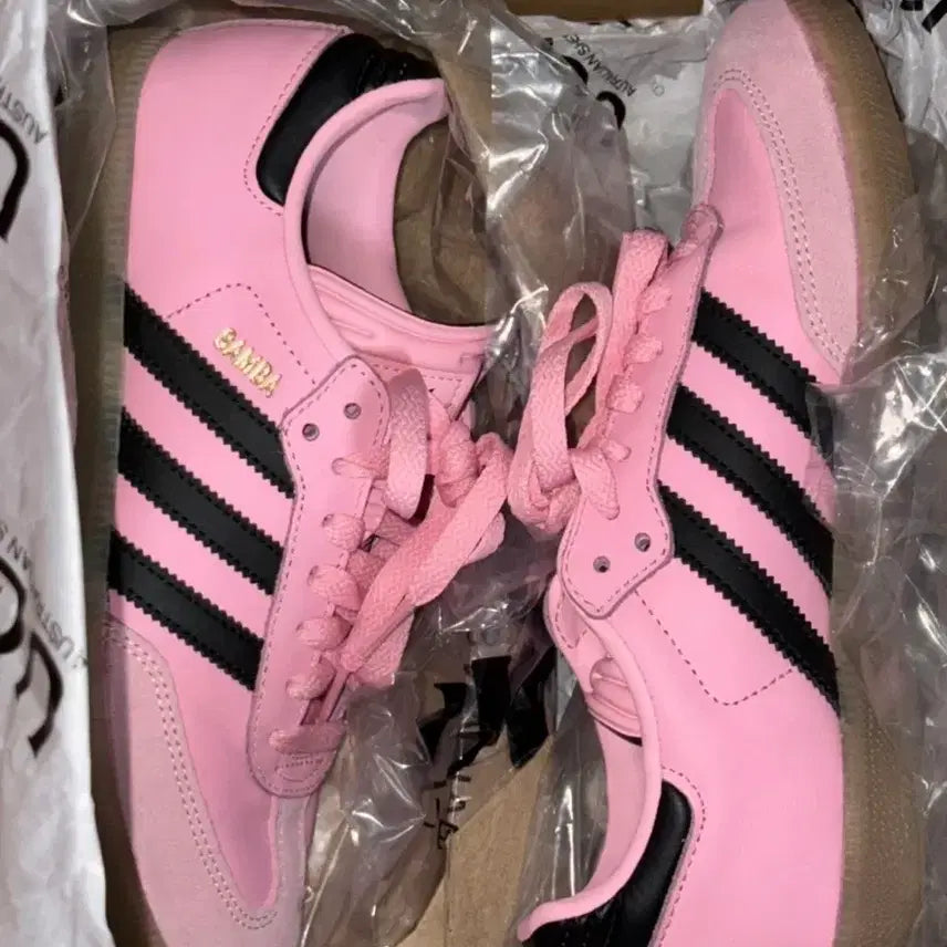 [BUNJANG] Adidas Samba Messi Indoor Pink Sneakers 225 / 아디다스 삼바 메시 인도어 핑크 운동화 225
