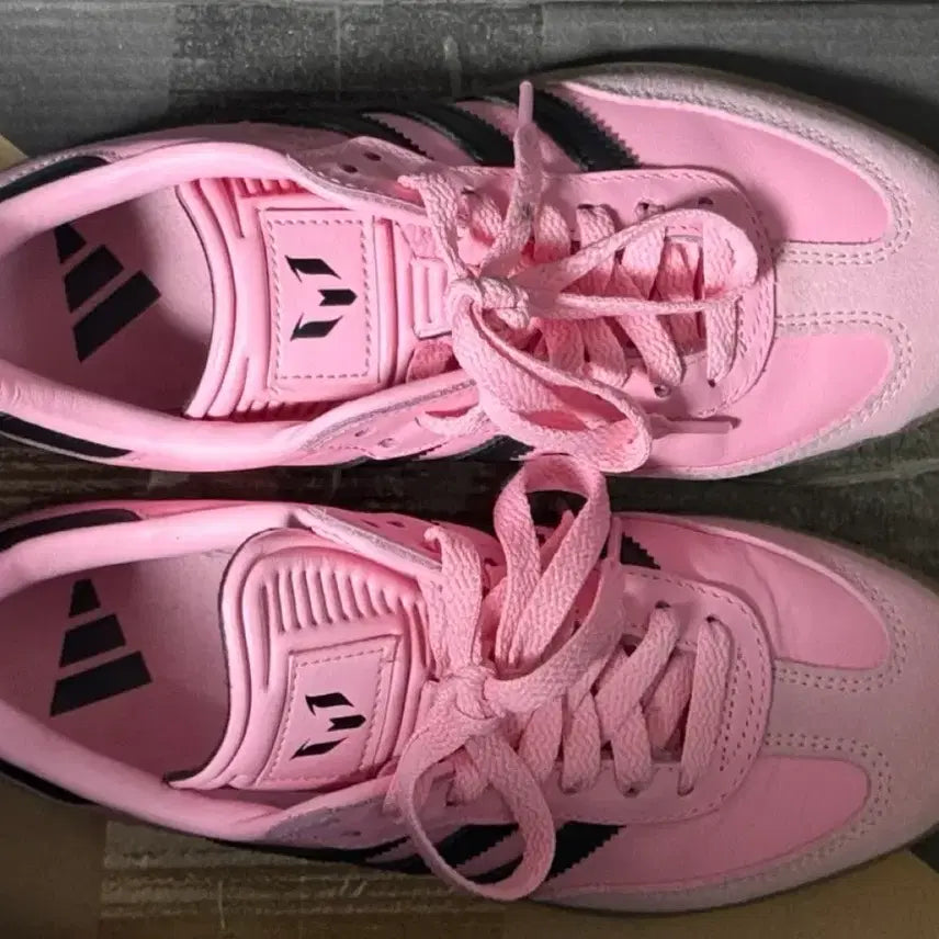 [BUNJANG] Adidas Samba Messi Indoor Pink Sneakers 225 / 아디다스 삼바 메시 인도어 핑크 운동화 225