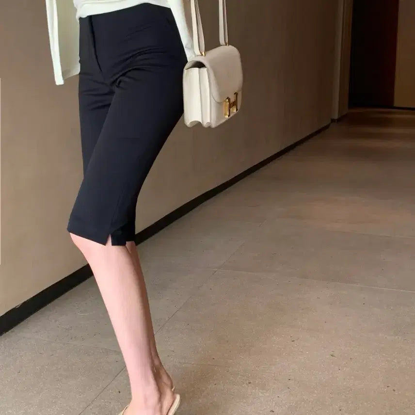 [BUNJANG] DeR.NOM Shell Biker Pants Black S / 더마농 쉘 바이커 팬츠 블랙s