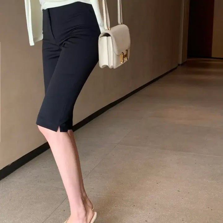 [BUNJANG] DeR.NOM Shell Biker Pants Black S / 더마농 쉘 바이커 팬츠 블랙s