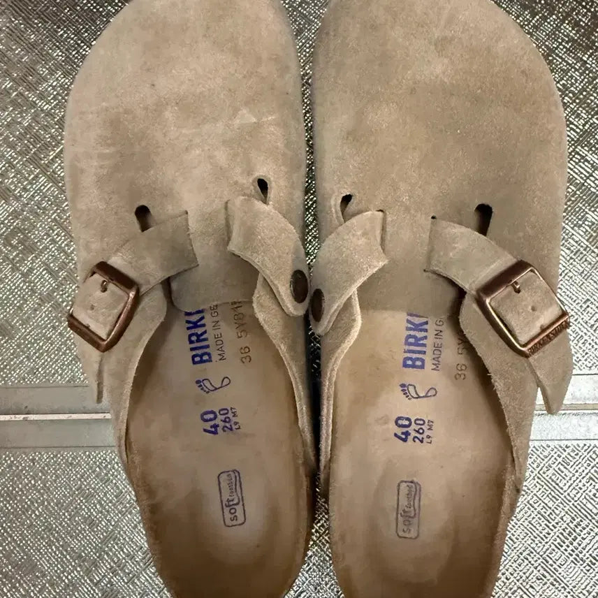 [BUNJANG] Birkenstock Boston Taupe EU40 / 버켄스탁 보스턴 토프 EU40