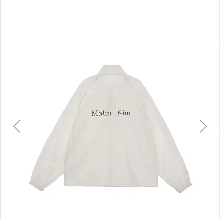 [BUNJANG] Matinkim White Track Jacket / 마뗑킴 화이트 트랙 자켓 새상품