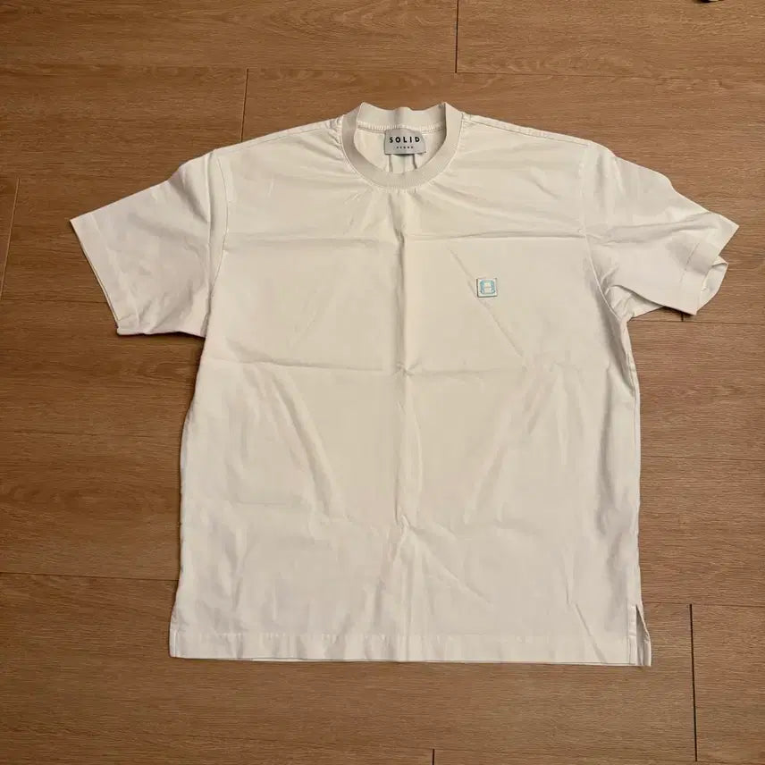 [BUNJANG] Solid Homme Back Logo Short Sleeve T-Shirt / 솔리드옴므 백로고 반팔