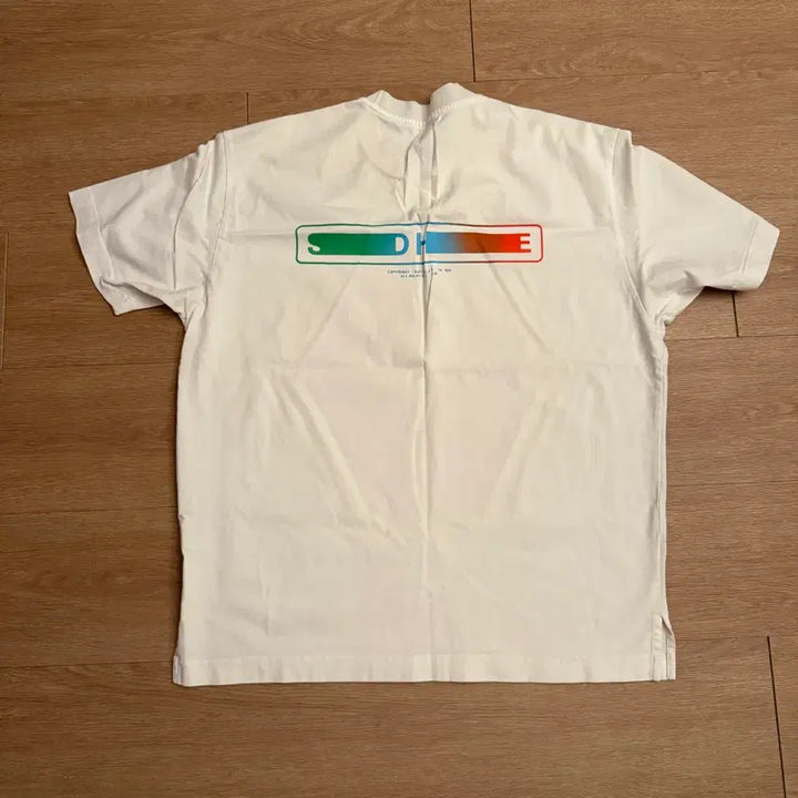 [BUNJANG] Solid Homme Back Logo Short Sleeve T-Shirt / 솔리드옴므 백로고 반팔