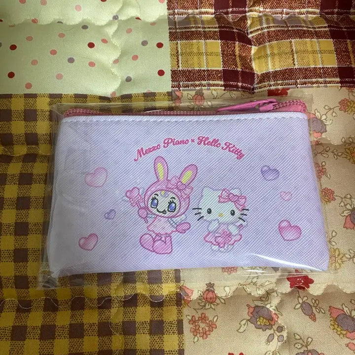 [BUNJANG] Mezzo Piano x Hello Kitty Collaboration Pouch Card Holder / (새상품) 산리오 메조피아노 헬로키티 파우치 카드지갑