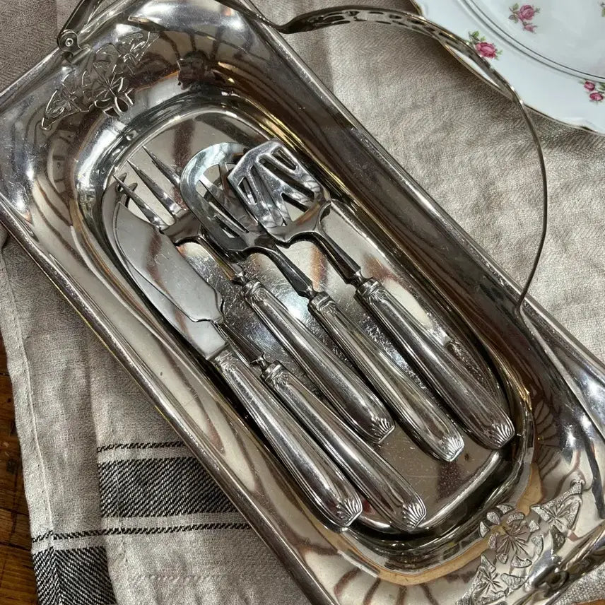 [BUNJANG] European Vintage Silverware Cutlery Set / 유럽 빈티지 실버웨어 커트러리 세트