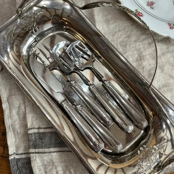 [BUNJANG] European Vintage Silverware Cutlery Set / 유럽 빈티지 실버웨어 커트러리 세트