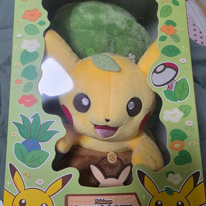 [BUNJANG] Pokemon Secret Forest Pikachu Plush Toy / 서울숲 포켓몬시크릿포레스트 피카츄인형새제품