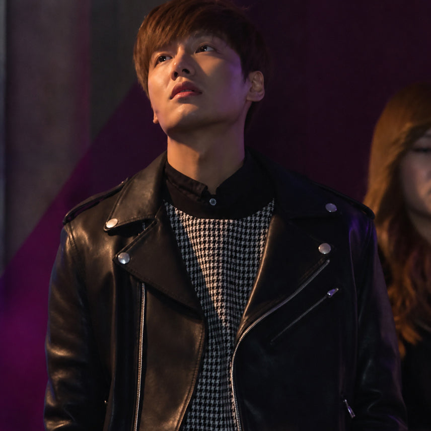 [BUNJANG] Lucky Chouette Lee Min Ho Lambskin Leather Jacket / 럭키슈에뜨 이민호 가죽 자켓 / 공용