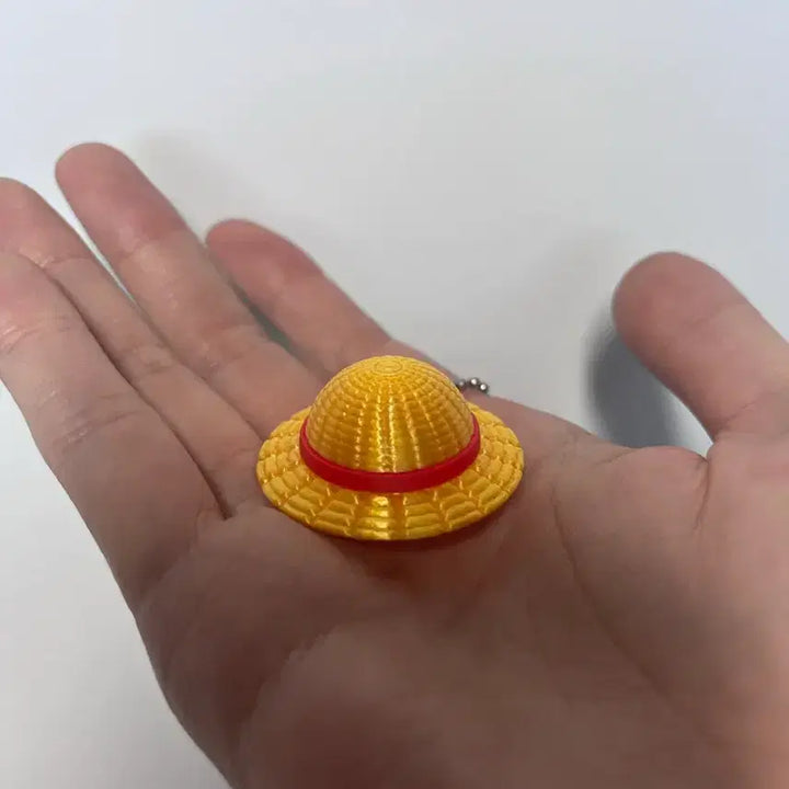 [BUNJANG] One Piece Luffy Straw Hat Keychain / 새상품 원피스 루피 밀짚모자 키링