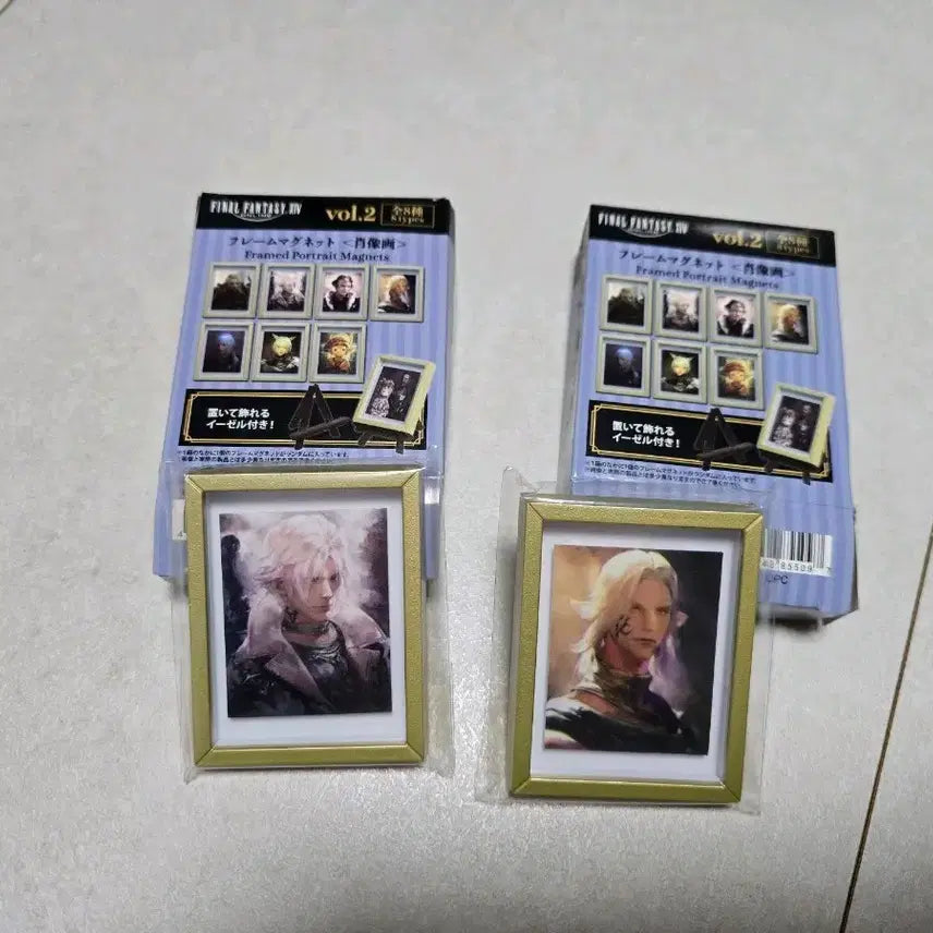 [BUNJANG] Final Fantasy XIV Portrait Frame Magnet Vol.2 Urianger Thancred / 파이널판타지14 초상화 프레임 마그넷 Vol.2 위리앙제 산크레드