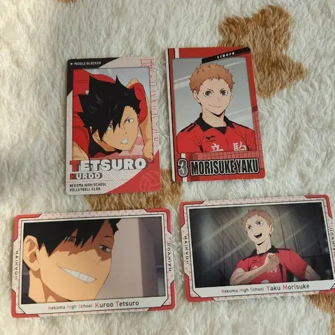 [BUNJANG] Haikyuu!! Kuroo &amp; Yaku Snap Card Bundle / 하이큐 쿠로오 야쿠 스냅마이드 스냅카드 네코마 일괄