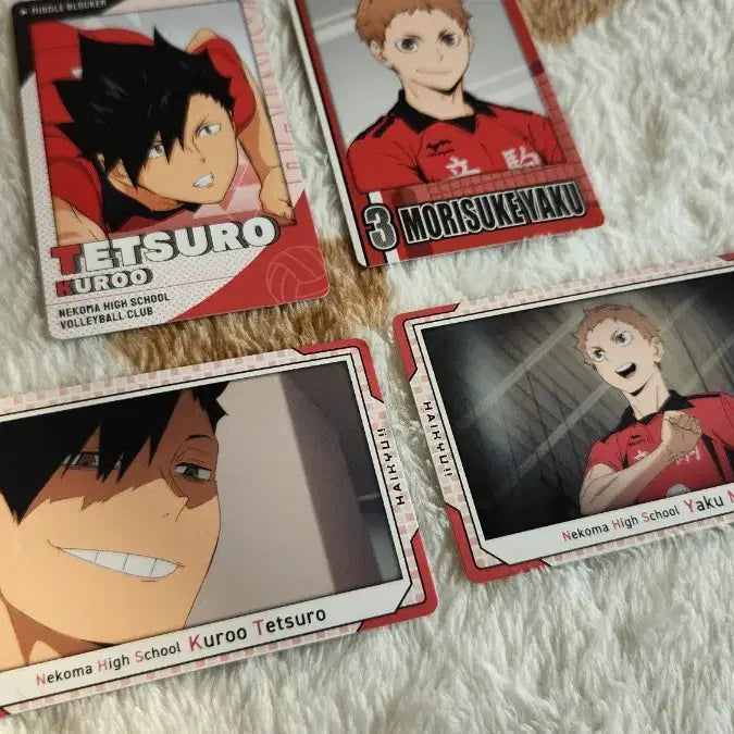 [BUNJANG] Haikyuu!! Kuroo &amp; Yaku Snap Card Bundle / 하이큐 쿠로오 야쿠 스냅마이드 스냅카드 네코마 일괄