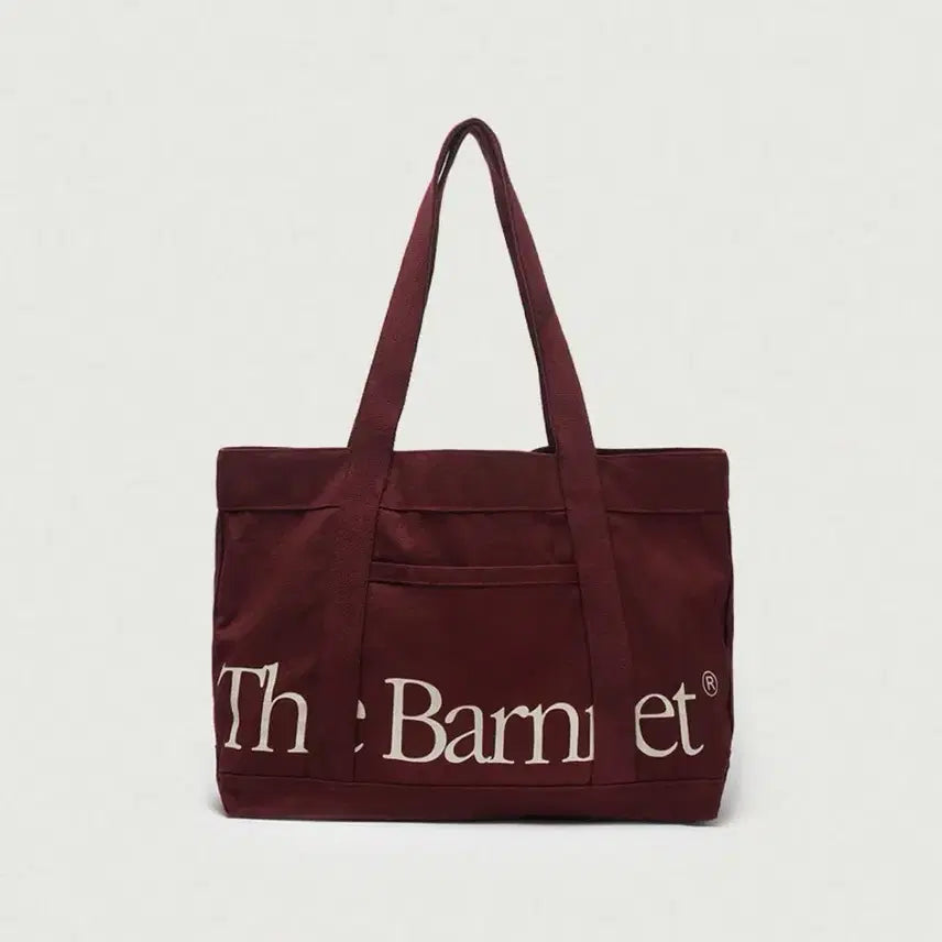 [BUNJANG] The Barnet Burgundy Canvas Eco Bag Tote Bag / 새상품) 더바넷 캔버스 버건디 에코백 토트백