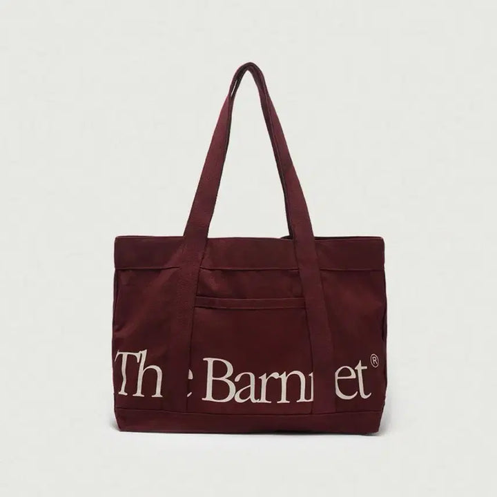 [BUNJANG] The Barnet Burgundy Canvas Eco Bag Tote Bag / 새상품) 더바넷 캔버스 버건디 에코백 토트백