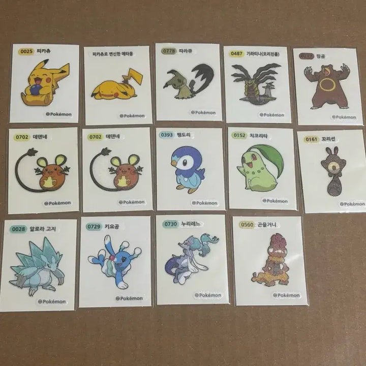 [BUNJANG] Pokemon 30th Anniversary Stickers, Pikachu, Raichu, Charizard, SR, AR / 포켓몬 30주년 띠부씰 피카츄 라이츄 리자몽 / 포켓몬 카드  sr ar
