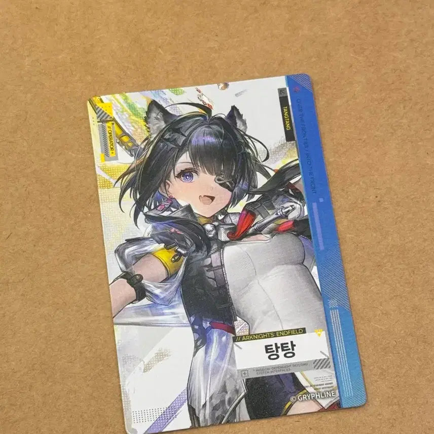 [BUNJANG] Arknights Endfield TangTang GS25 Photocard / 명일방주 엔드필드 탕탕 gs25 포토카드 포카