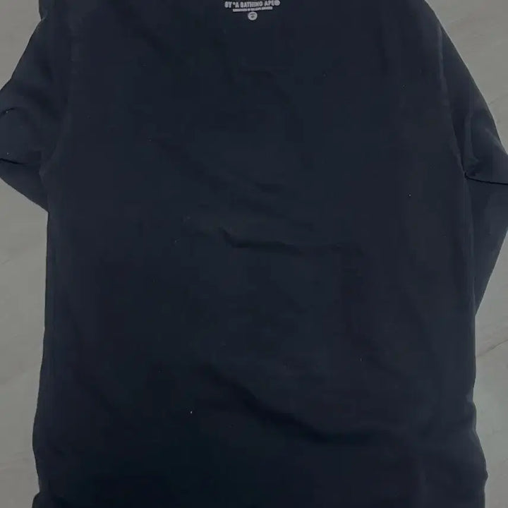[BUNJANG] Aape Camo Long Sleeve T-Shirt Black / Aape 에이프 카모 긴팔 티셔츠 블랙