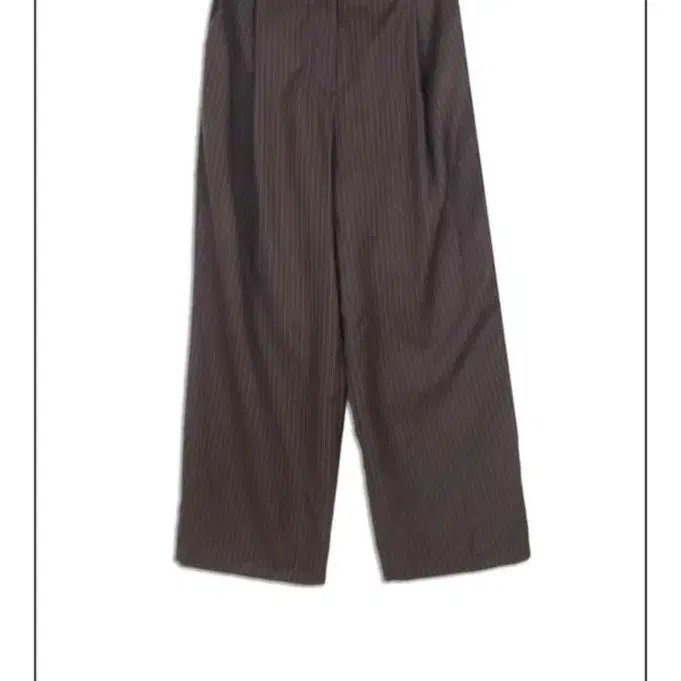 [BUNJANG] Montravailpersonnel Stripe Brown Shirt / montravailpersonnel stripes brown
