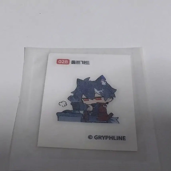 [BUNJANG] Arknights Endfield GS25 Collaboration Wolfguard Mini Sticker / 명일방주 엔드필드 gs25 콜라보 울프가드 띠부씰