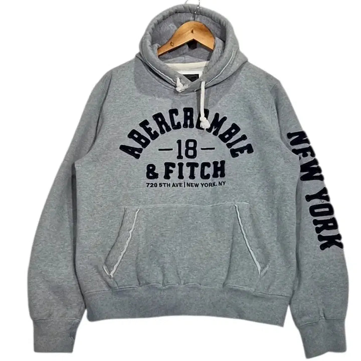 [BUNJANG] Abercrombie &amp; Fitch Arch Logo Hoodie (M) / [M]아베크롬비 아치 로고 후드티(만원샵)