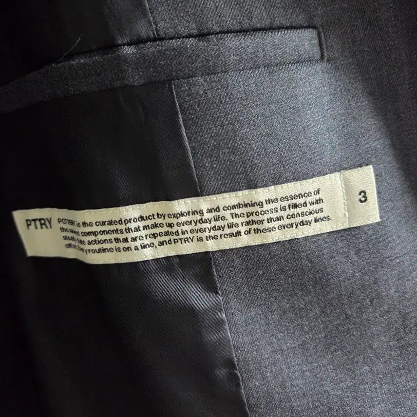 [BUNJANG] Pottery Sport Jacket Dark Gray Size 3 / 포터리 스포츠 자켓 다크그레이 3사이즈