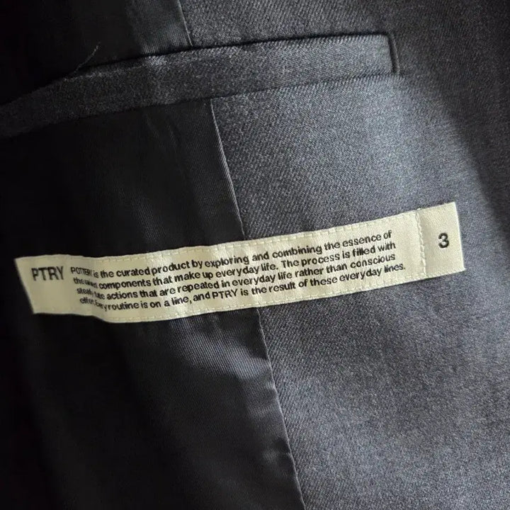 [BUNJANG] Pottery Sport Jacket Dark Gray Size 3 / 포터리 스포츠 자켓 다크그레이 3사이즈