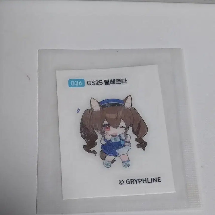 [BUNJANG] Arknights Endfield Gilbertal "Goods" Sticker / 명일방주 엔드필드 gs25 콜라보 질베르타 띠부씰