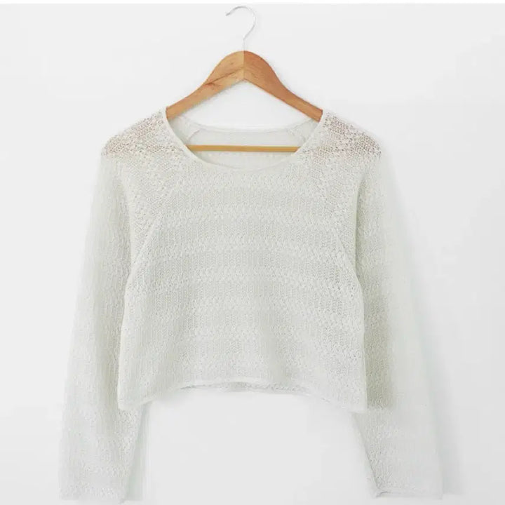 [BUNJANG] Baon Summer Crop Knit / 바온 썸머 크롭 니트
