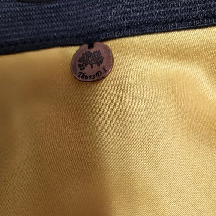[BUNJANG] Thursday Island Yellow Banding Satin Long Skirt / 써스데이 아일랜드 옐로우 밴딩 새틴 스커트