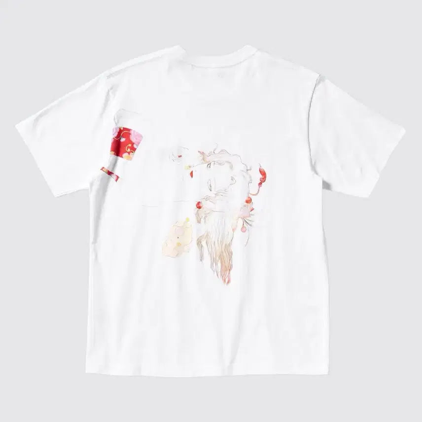 [BUNJANG] Uniqlo UT Final Fantasy T-Shirt White / 유니클로 UT 게임 파이널판타지 티셔츠 화이트 팝니다.