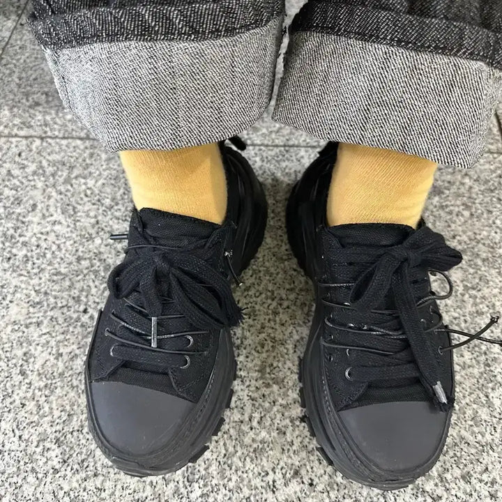 [BUNJANG] Wooyoungmi Black Low Sneakers 240mm / 우영미 블랙 로우 스니커즈 240