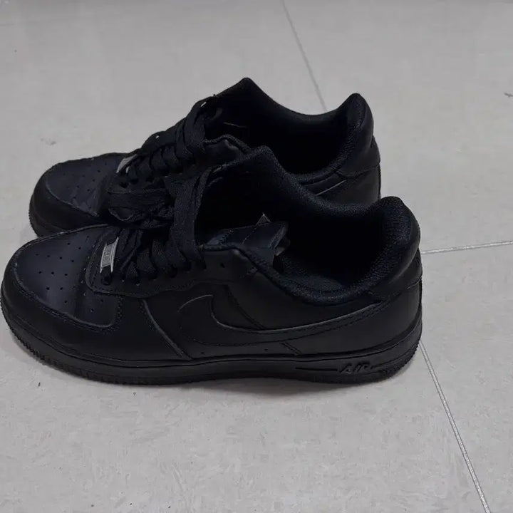 [BUNJANG] Nike Air Force 1 Black Shoes / 나이키 에어포스 검정 급처 280